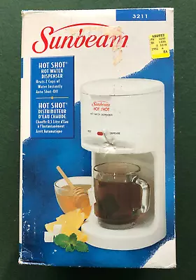 Sunbeam Instant Hot Water Heater 120v USA Hotel Dispenser 2-cup 3211 US • £25