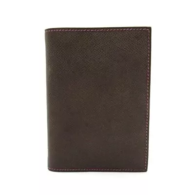 HERMES Agenda GM 038536CA Epsom Women Chocolate/cyclamen USED • $227.81