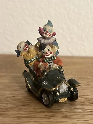 $10.80 • Buy Clowns In Old Car Ceramic Figurine Home Vntg Decoration (pre-owned)
