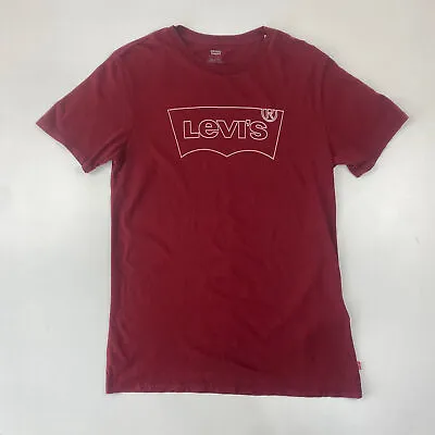 Red Levi’s Big Logo T-Shirt  Size S • £10.95