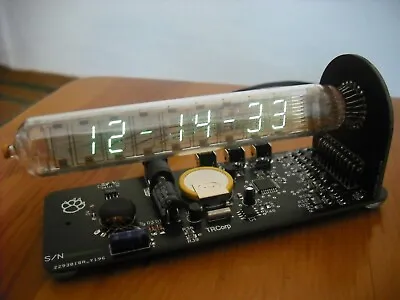 Nixie Tube Clock IV-18 VFD Vintage Desk Clock Video • $87