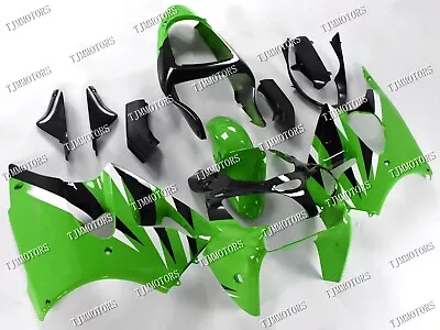 For Ninja ZX-6R 00-02 Green White Blk ABS Injection Mold Bodywork Fairing Kit • £400