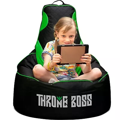 Throne Boss Gaming Bean Bag Chair (Child_Green) • $124