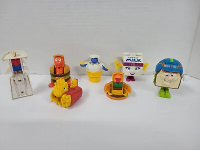 VINTAGE McDonald's Food Transformer Happy Meal Toys Lot Of 7 • $24.99