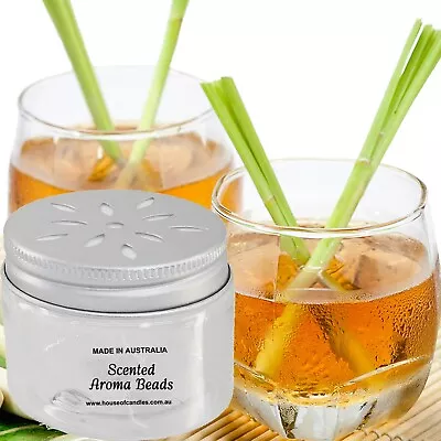 Green Tea & Lemongrass Scented Aroma Beads Room/Car Air Freshener Odour Rid • $38.95