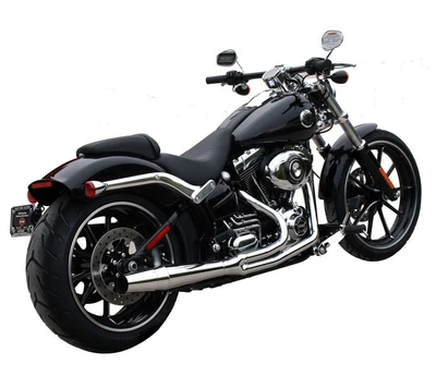 Chrome Thunderheader 2 Into 1 Exhaust Pipe Header System 12-17 Harley Softail • $1181.40