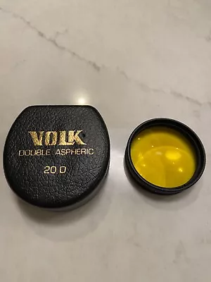 Volk Double Aspheric 20D Lens Amber/Yellow • $225