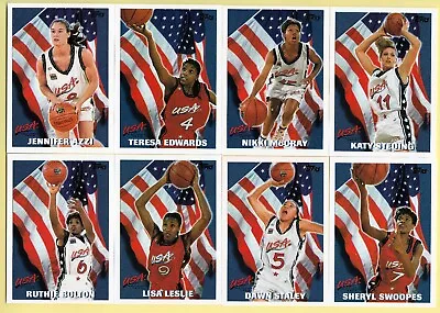 1995-96 TOPPS WOMENS NATIONAL TEAM USA - YOU PICK - Complete Your Set • $2