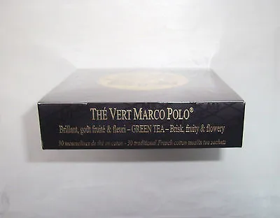 Mariage Freres - Green Tea MARCO POLO® - Box Of 30 Muslin Tea Sachets / Bags • $36.95