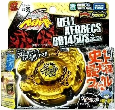 TAKARA TOMY Hell / Hades Kerbecs BD145DS Metal Masters Beyblade BB-99 Fast Ship • $27.99