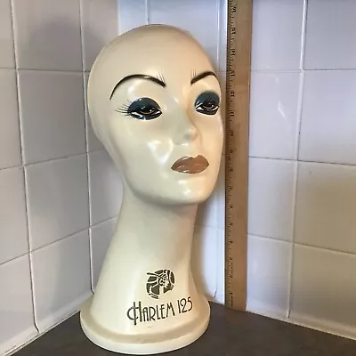 Vintage Female Mannequin Head. Hat Stand. Wig Stand. Deco Look 15” • $20