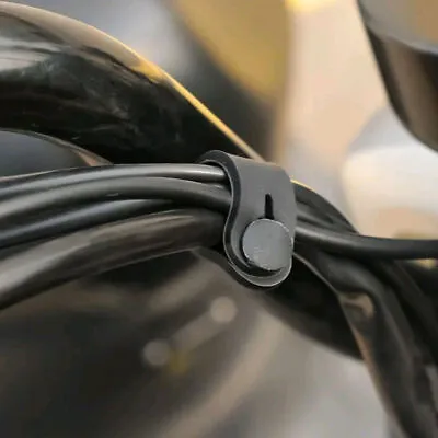 Black Rubber Band Motorcycle Parts For Frame Securing Cable Tie Wiring Harness • $6.55