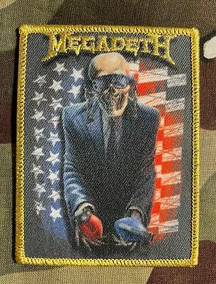 Megadeth American Grenades Embroidered Woven Patch M110P • $8.99