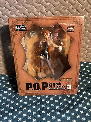 Megahouse ONE PIECE Portraits Of Pirates STRONG EDITION Nami 1/8 Scale Figure • $94.98