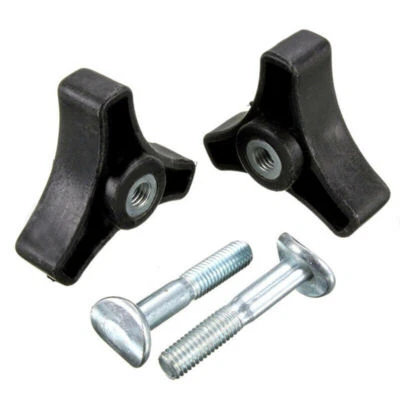 $10.99 • Buy 2X Triangle Handle Knob Nut Screw Bolt Replacement Parts For Lawn Mower Machine