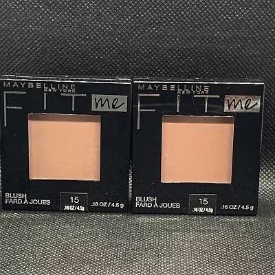 Maybelline Fit Me Blush #15 Nude Sealed .16 Oz (2 Pack) • $10.75