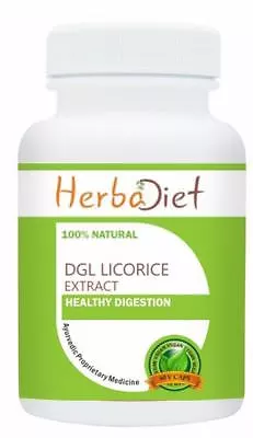 DGL Deglycyrrhizinated Licorice Extract Capsules Bloating Relief Colon Cleanse • $24.21