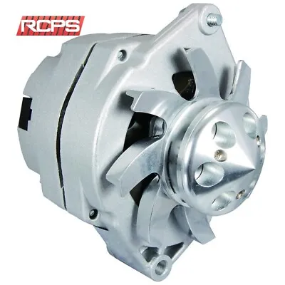 $88.99 • Buy New Alternator For Bbc Sbc Chevy 110 Amp Ho One Wire Billet Fan Pulley