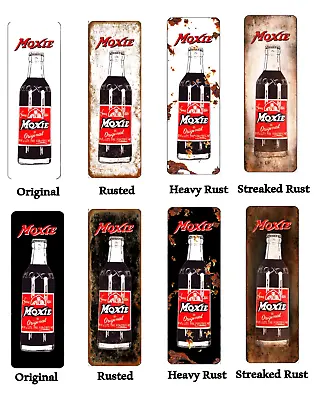 Moxie Soda 4x12  Aluminum Wall Signs Decals Vintage Advertising • $14.95
