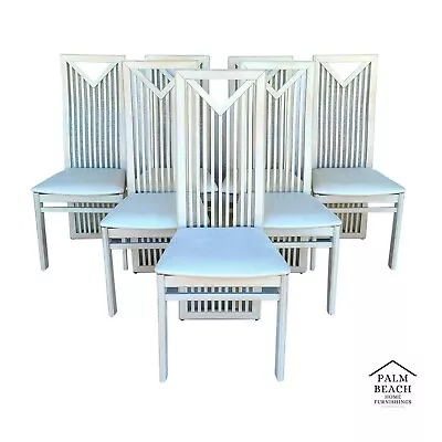 Italian Dining Chairs By S.p.A. TONON - Set Of 7 • $1895