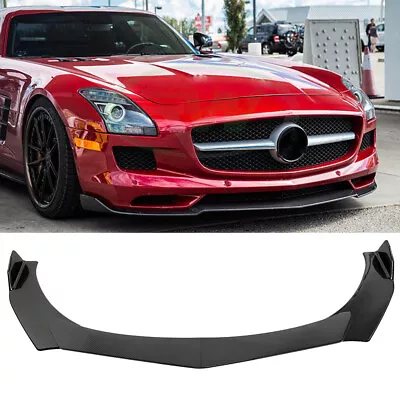 For Mercedes Benz W205 W204 W203 Front Bumper Lip Splitter Spoiler Carbon Fiber • $85.39