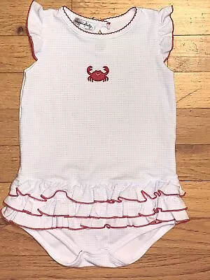 Magnolia Baby Ruffle Crab Romper 18 Months • $21.89