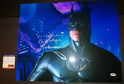 $179.07 • Buy ⭐ Val Kilmer Signed Autographed Batman Forever 16X20 Picture Poster PSA JSA ⭐