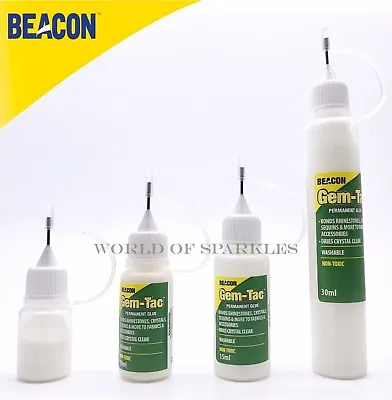 £3.80 • Buy Beacon’s Gem-Tac Glue For Diamante Rhinestones For Cafts & Arts Jewellery Making