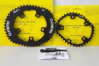 Osymetric BCD 110x5 52T+38T / 50T+38T Bicycle Chainring Set (Fits:Shimano SRAM) • $335.53