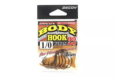 Decoy Worm 23 Body Hook For Wacky Rig Size 1/0 (9753) • $6.20