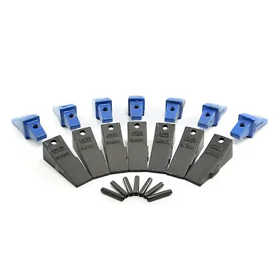 5KC3SB Teeth Bucket Kit (Pack Of 7) Bucket Tooth Excavator Skid Steer Bobcat • $202.51