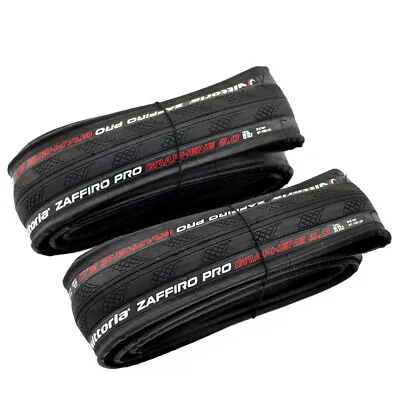 Vittoria Zaffiro Pro G2.0 Graphene Folding Clincher Tire 700x25C Black • $40