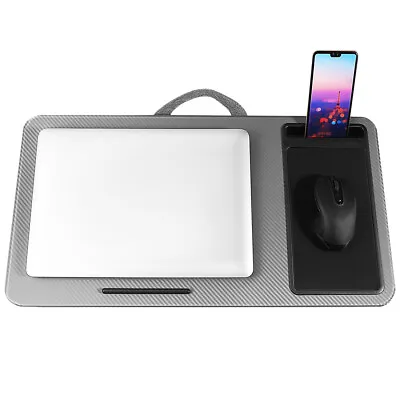 Lap Desk Laptop Table Stand Portable Laptop Tray With Mouse Pad And Device Ledge • £26.25