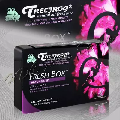 1 X Tree Frog Black Musk Natural Extreme Car Air Freshener Fresh Box Universal • $9.45