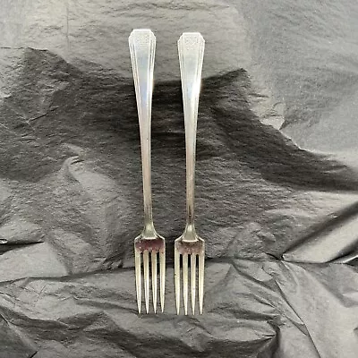 2 Vintage Olive/Pickle Forks Onieda Community Silver Plate • $4