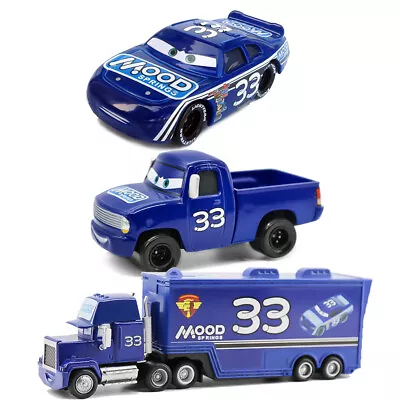 Disney Pixar Cars NO.33 Racer Mood Pickup Mack Truck Movie Kids Mattel Toy • $9.49