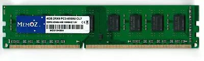 4GB DDR3 1066 MHz Desktop RAM PC3 8500 U DIMM 240 Pin Memoz 5 Years Warranty • $17.50