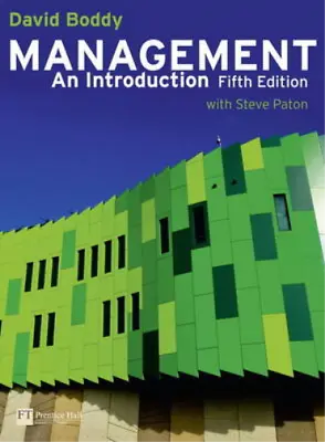 Management: An Introduction With MyLab Access Card Boddy David Used; Good Boo • £3.36