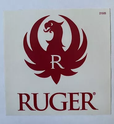 Genuine OEM Ruger Red Phoenix Sticker Logo Official Factory Decal 4  X 4  • $3