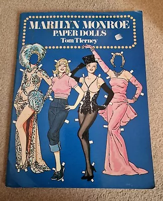 Marilyn Monroe Paper Doll Cut-Out Book 1970s First Edition Vintage • £14.99