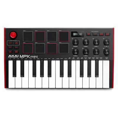 Akai MPK Mini MK3 25-Key MIDI Keyboard Compact Controller MKIII + MPC Beats • $99