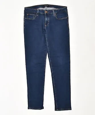 MASSIMO DUTTI Womens Slim Jeans EU 40 Medium W30 L28 Navy Blue Cotton RB27 • £6.70