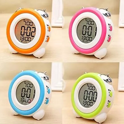 Modern Digital Alarm Clock With Multiple Alarm Options And Temperature Display • $21.55