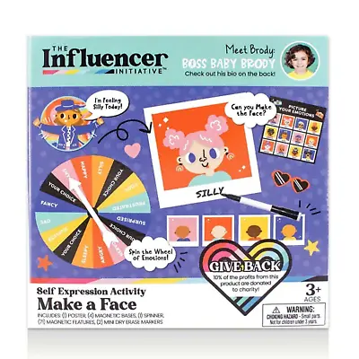 Make A Face Magnetic Spinner Game Emotions Self Expression SEL • $9.99