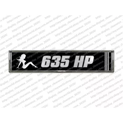 #5129 Chrome Truck Badge To Suit-kenworth-635-hp Custom Emblem • $37