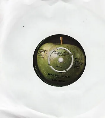 Mary Hopkin....those Were The Days...apple...uk...45 • £1.25