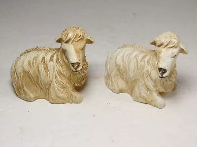 Nativity Figurines Sheep 2 Lot Vintage Christmas Midwest Taiwan 2.0 L  C6025 • $6.32