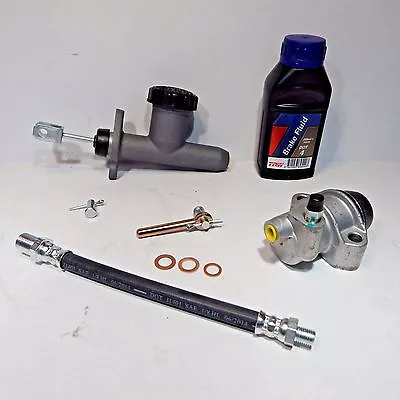 New MGB Clutch Hydraulics Deluxe Kit Master Slave Hose And More 1963-80 • $108.95