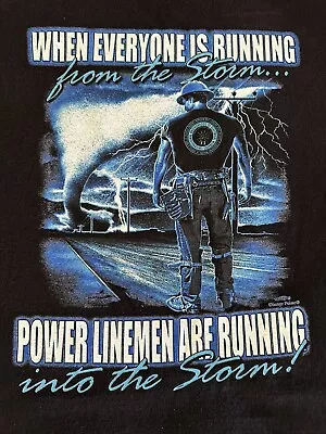 IBEW Union T Shirt Mens XXL Local 245 Rossford Ohio Electrical Workers Lineman • $22.95