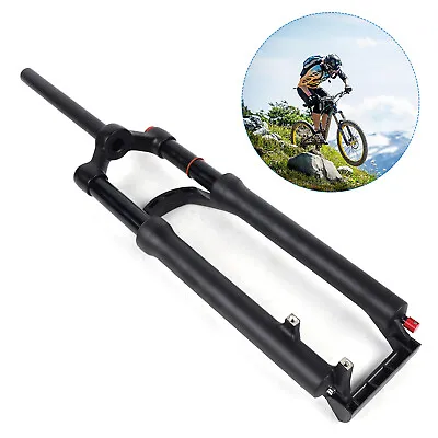 26  120MM MTB Suspension Fork Mountain Bike Shock Absorber Front Fork Adjustable • $87.42